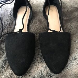 Laren Conrad LACE UP POINTED TOE FLAT